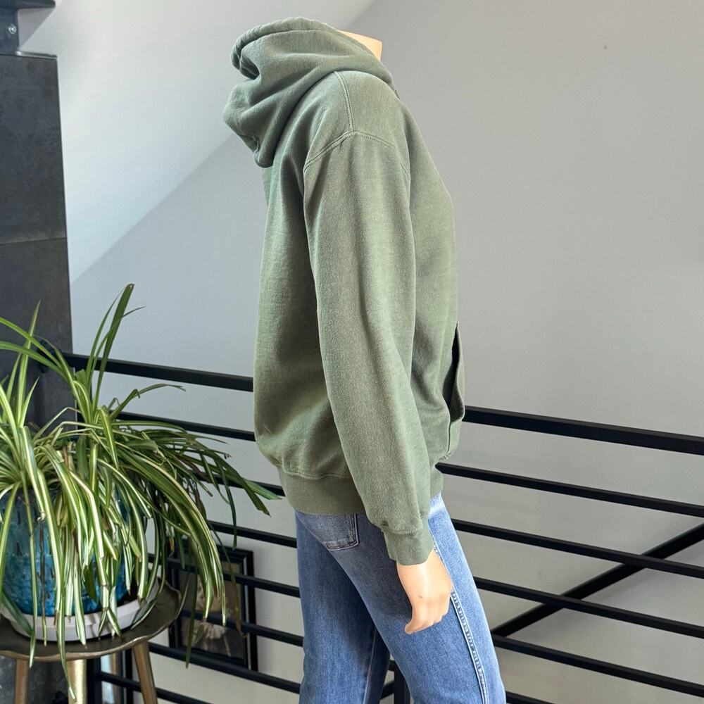 Spooky Season Boba Ghost Hoodie Olive Green Small Cute Coquette Fall Halloween - Picture 5 of 10